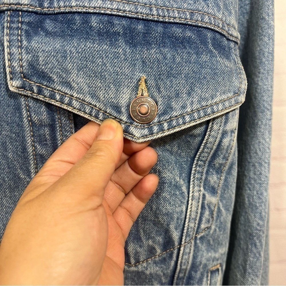 GUCCI X DISNEY DONALD DUCK embroidered denim Jacket NWT 56 or 3X *Posh Pick! - Picture 14 of 14